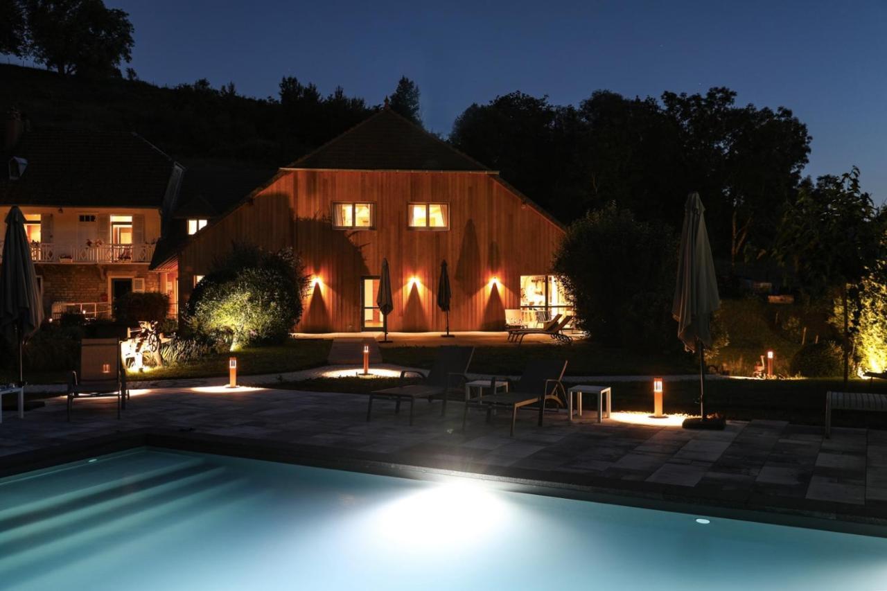 Maison D'Hotes & Spa La Scierie ซาลอนส์-เลส์-แบ็งส์ ภายนอก รูปภาพ
