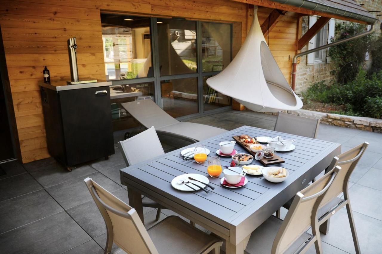 Maison D'Hotes & Spa La Scierie ซาลอนส์-เลส์-แบ็งส์ ภายนอก รูปภาพ